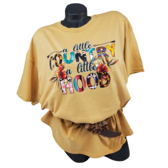 A Little Country A Little Hood Loose Fit Tee.New!!! - Picture 5 of 5